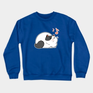 Cat and music Crewneck Sweatshirt
